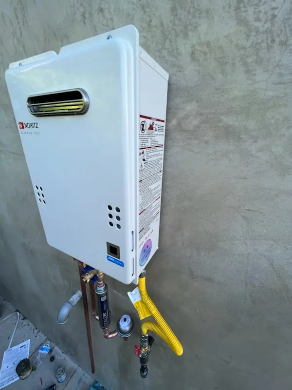 Tankless water heater installation for Wood Springs homes