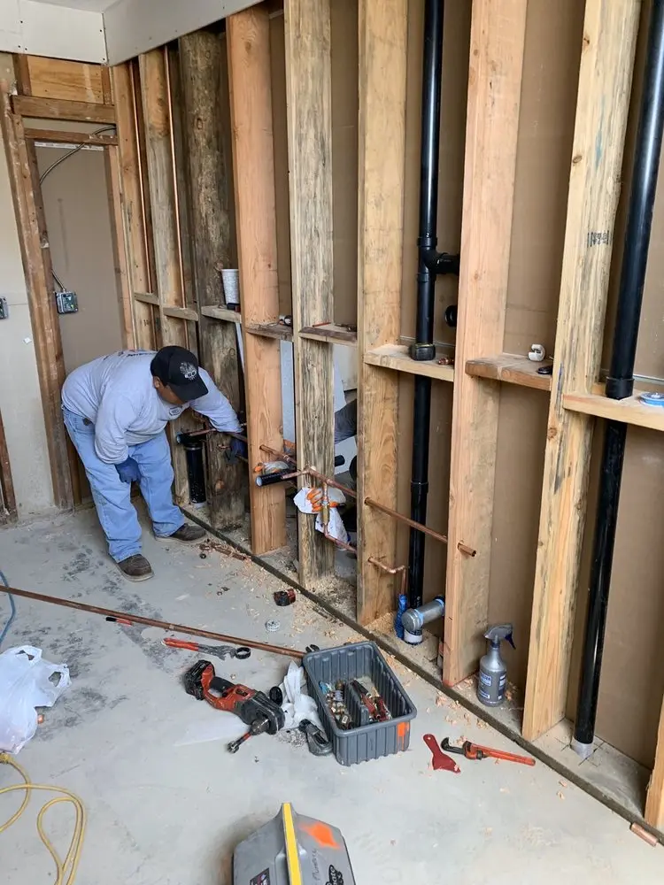 Commercial rough-in plumbing for Gas Line Repair in Wood Springs
